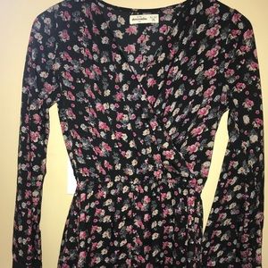 FLORAL LONG SLEEVE ROMPER